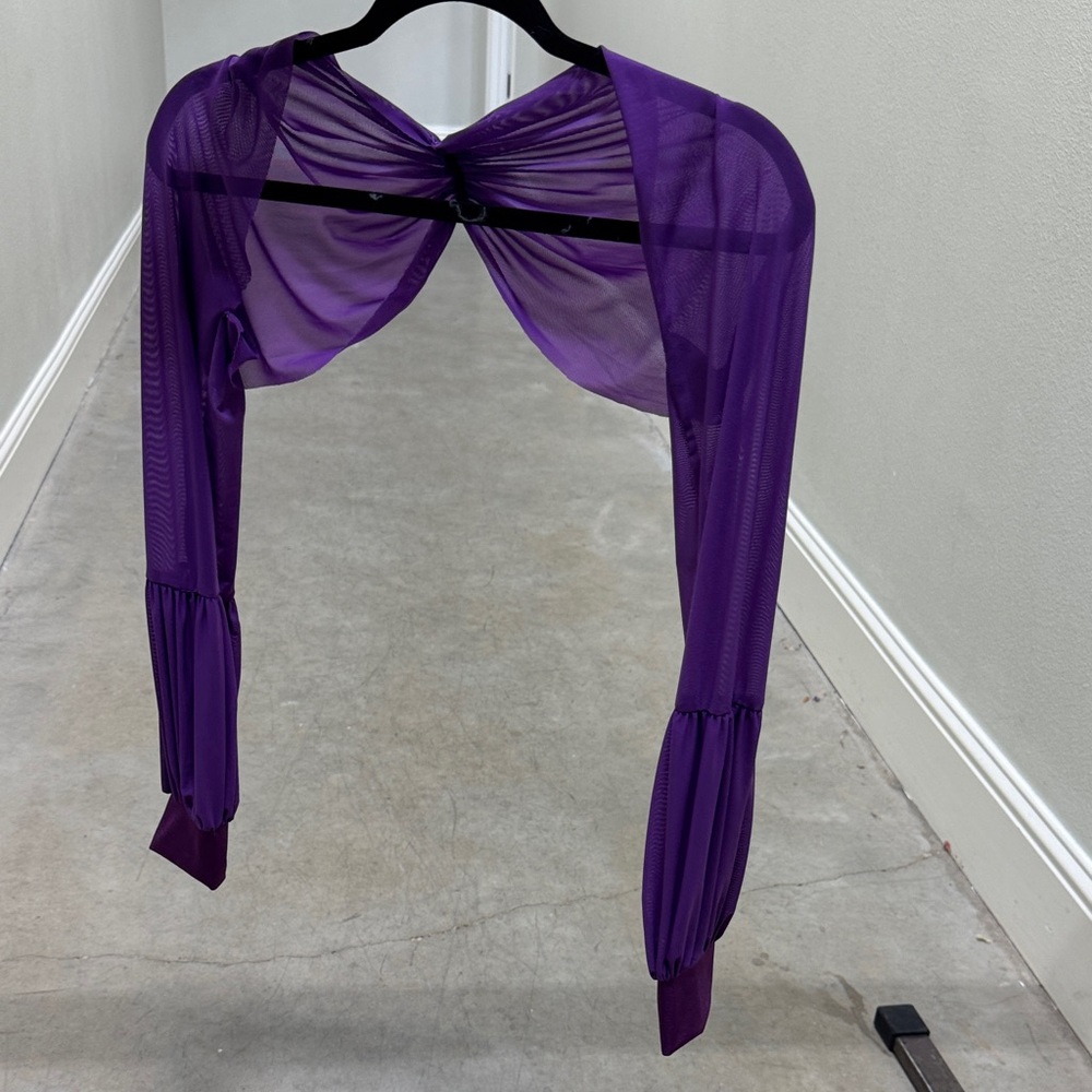 Revolution Vibrant Purple Sheer Shrug